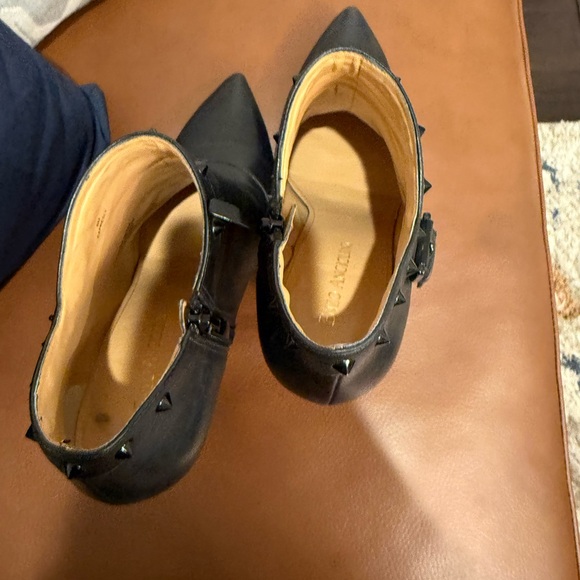 Enzo Angiolini Presley Black Leather Booties 8 - Picture 5 of 11